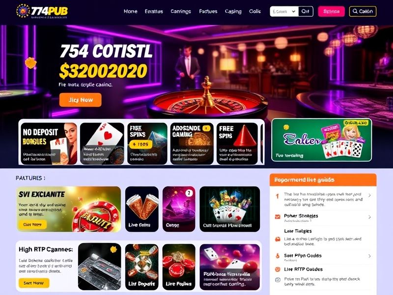 Welcome to 774pub.com – your official guide to premium online gambling. Explore casino games, bonuses, and expert tips for slots, poker, and live dealer tables. Join 774pub today!